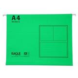 益而高9351A 纸制吊挂夹 A4（20个/包）<绿色>